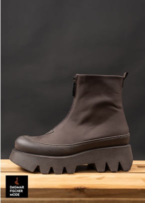 Schuhe mit Reisverschluss von LOFINA in chocolate in Größe 37