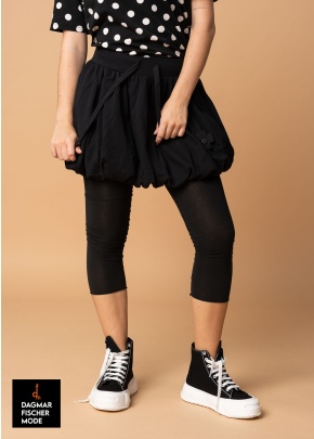 Kurzer Rock/Cacheur SWEATSKIRT von PLÜ in black