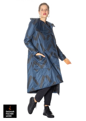 Gefütterter Mantel von KEDZIOREK in blue & sacramento green