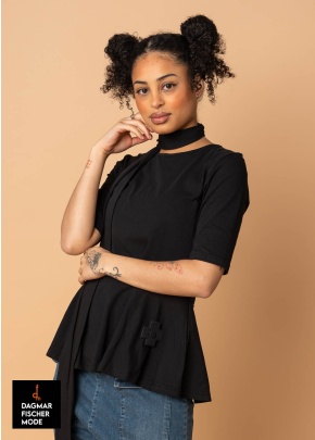 Jersey Shirt X POSE SHIRT von PLÜ in black