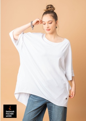 Jersey Onesize Shirt BIG T PLUS von PLÜ in white