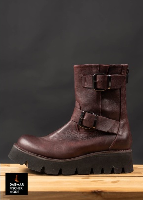 Schuhe mit Schnallen von LOFINA in lagrein in Größe 37