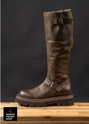 Stiefel mit Schnalle von LOFINA in sottobosco in Größe 37