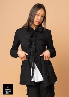 Taillierter Blazer TAPE BLAZER von PLÜ in black