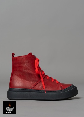 Wintersneaker von LOFINA in Gasoline fumo und rosso