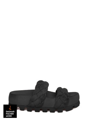 Sandale von LOFINA in Gasolin nero / nero 