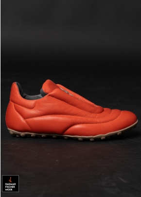 Sneaker mit flacher Sohle von LOFINA in Gasoline spritz aperol / moon