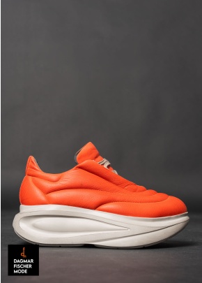 Hohe Sneaker von LOFINA in Gasoline spritz aperol / perla akoya