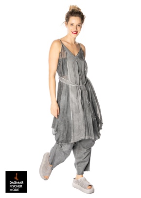 Leichte Tunika von sanctamuerte in grey storm & olive