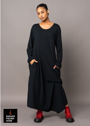 Weites Strickkleid von KHEI in black