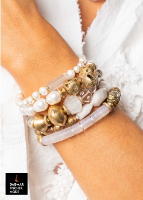 Armband „Gold &Pearl“ (5er-Set) von Mya Lambrecht
