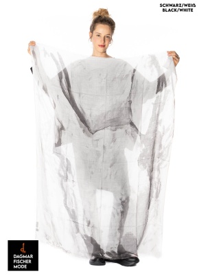 Schal mit Kunstdruck „Esel“ nach einem Werk von Bert Kirner