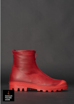 Botki LOFINA w kolorze Gasoline rosso