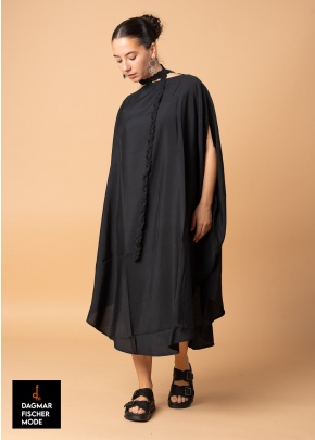 Ärmelloses Oversize-Kleid von KHEI in black