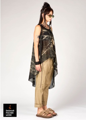 Tunika KOKINA von studiob3 in black all-over print & white all-over print