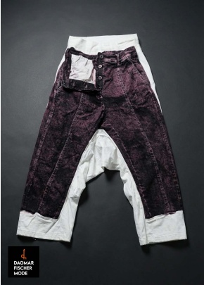 Limited Edition - Hose mit Print von RUNDHOLZ DIP in brown print