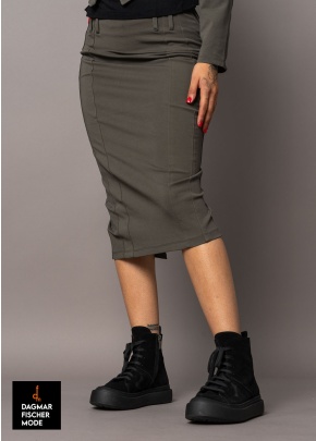 Bleistiftrock von LURDES BERGADA in black und moss