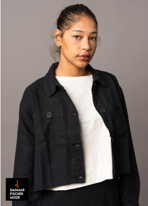 Bluse von LURDES BERGADA in dijon, moss und black