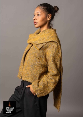 Kurze Jacke von LURDES BERGADA in dijon und grey