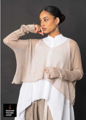 Dünner Baumwollpullover SMUG von studiob3 in black & beige