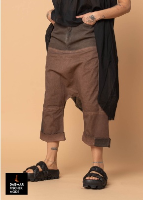 Low crotch trousers RAMSO in coper old dye