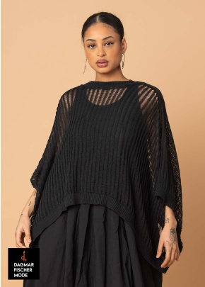 Onesize knitted sweater MISSO by studiob3 in black & beige