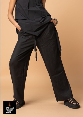 Leinenhose ZENNE von studiob3 in black