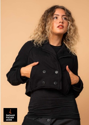 Short jacket PLINIA by studiob3 in black & pearl