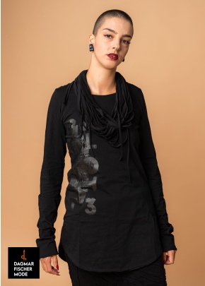 Langarmshirt SLANG von studiob3 in black & pearl