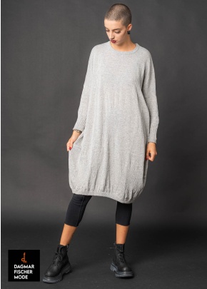 Oversize Maxikleid WONGA von studiob3 in pearl melange & burgundy