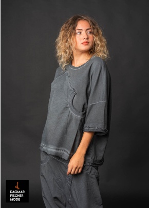 Shirt ORKA von studiob3 in pearl old dye & grey old dye