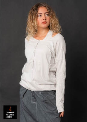 Zweilagiges Langarmshirt ALSKA von studiob3 in pearl