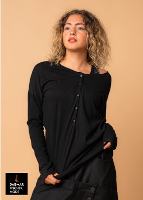 Zweilagiges Langarmshirt ALSKA von studiob3 in black