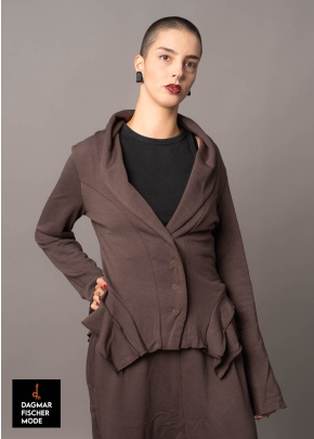 Raffinierter Blazer von SORT AARHUS in choco und black