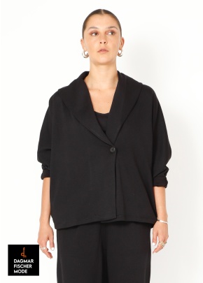 Oversize cardigan from SORT AARHUS in black