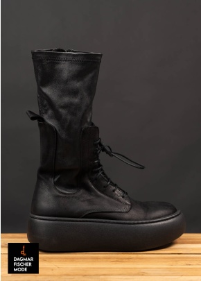 Stiefel zum Schnüren von LOFINA in black in Größe 37 