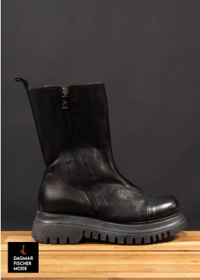 Boots mit Reißverschluss von LOFINA in black in Größe 37