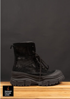 Schuh aus Leder von LOFINA in black in Größe 37