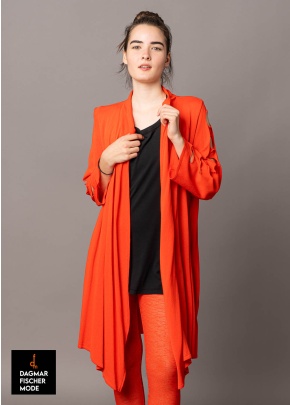 Leichte Strickjacke von PHILOMENA CHRIST in black & red-red-123-S