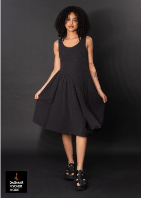 Ärmelloses A-Linien Kleid von LURDES BERGADA in black