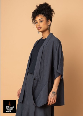 Kurzarm Jacke von LURDES BERGADA in black & ink