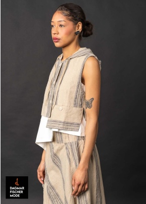 Kurze Weste von LURDES BERGADA in natural