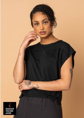 T-shirt ample de LURDES BERGADA en black & white