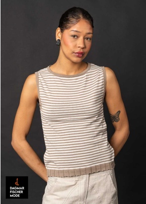 Pullunder von LURDES BERGADA in toasted/bone & blue/black