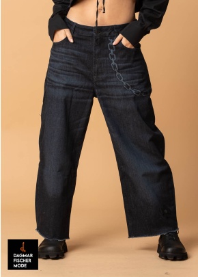 Trousers OCEAN CROP by PLÜ in darkblue