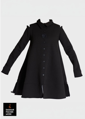 Dress NEOFLEAREDRESS by PLÜ in black