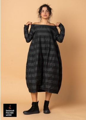 Taffeta Dress NEW T DRESS by PLÜ in widestripe