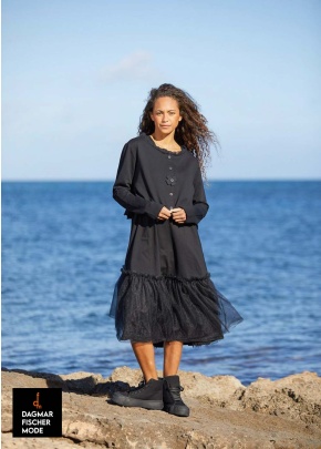 Dress THE NEXT DRESS II by PLÜ in black mesh