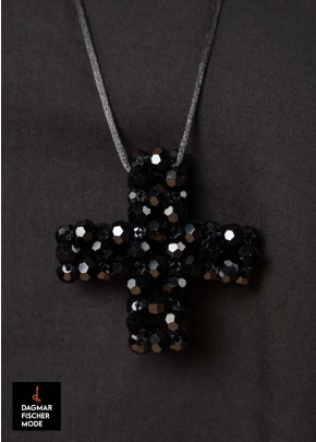 Chain A NECKLACE XL by PLÜ in black