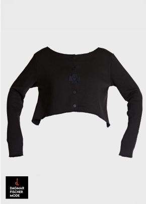 Shirt NEOCROP by PLÜ in black